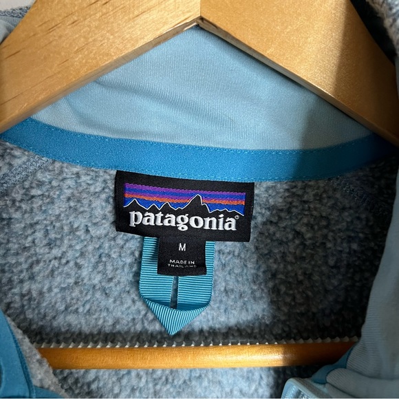 Patagonia Better Sweater 1/4-Zip Pullover Fleece Blue Size M - Picture 8 of 11